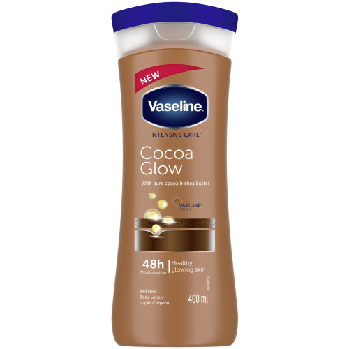 Vaseline Intensive Care Moisturizing Body Lotion For Dry Skin Cocoa Glow 400ml