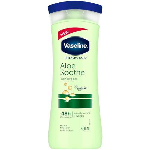 Vaseline Intensive Care Soothing Body Lotion For Dry Skin Aloe 400ml