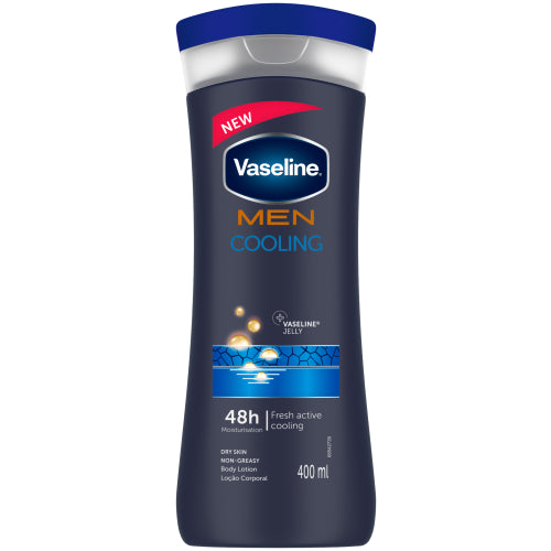 Vaseline Men Moisturizing Body Lotion For Dry Skin Cooling 400ml
